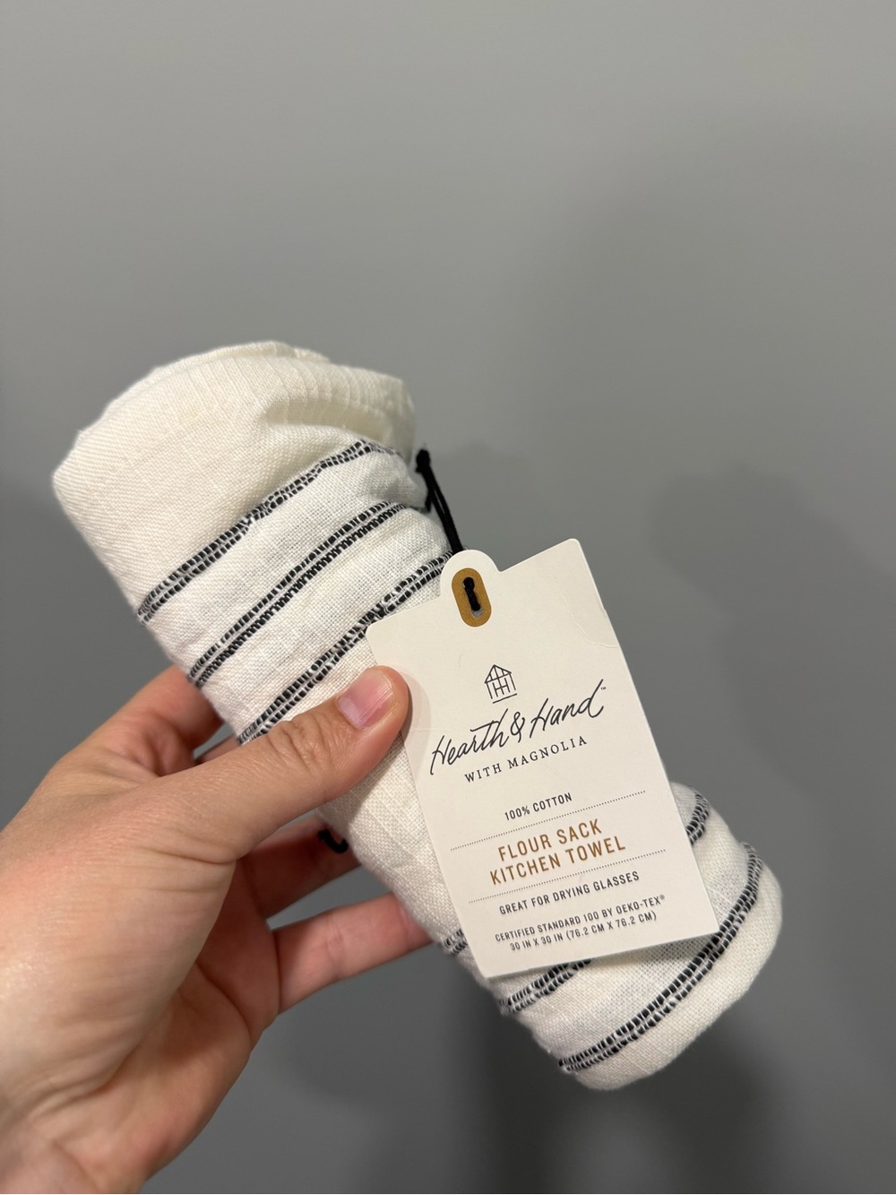 Hearth & hand flour sack kitchen towel NWT